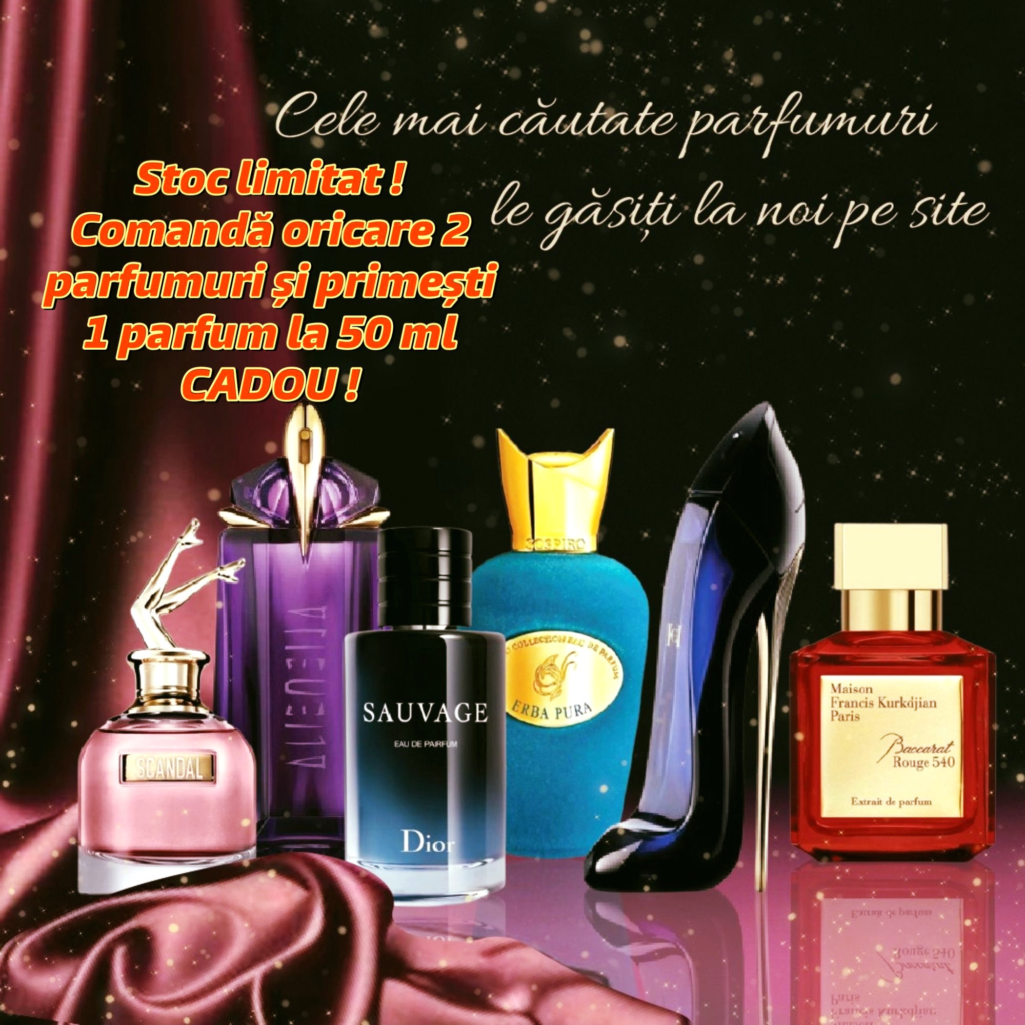 Parfumuri Duty-Free Facebook ad