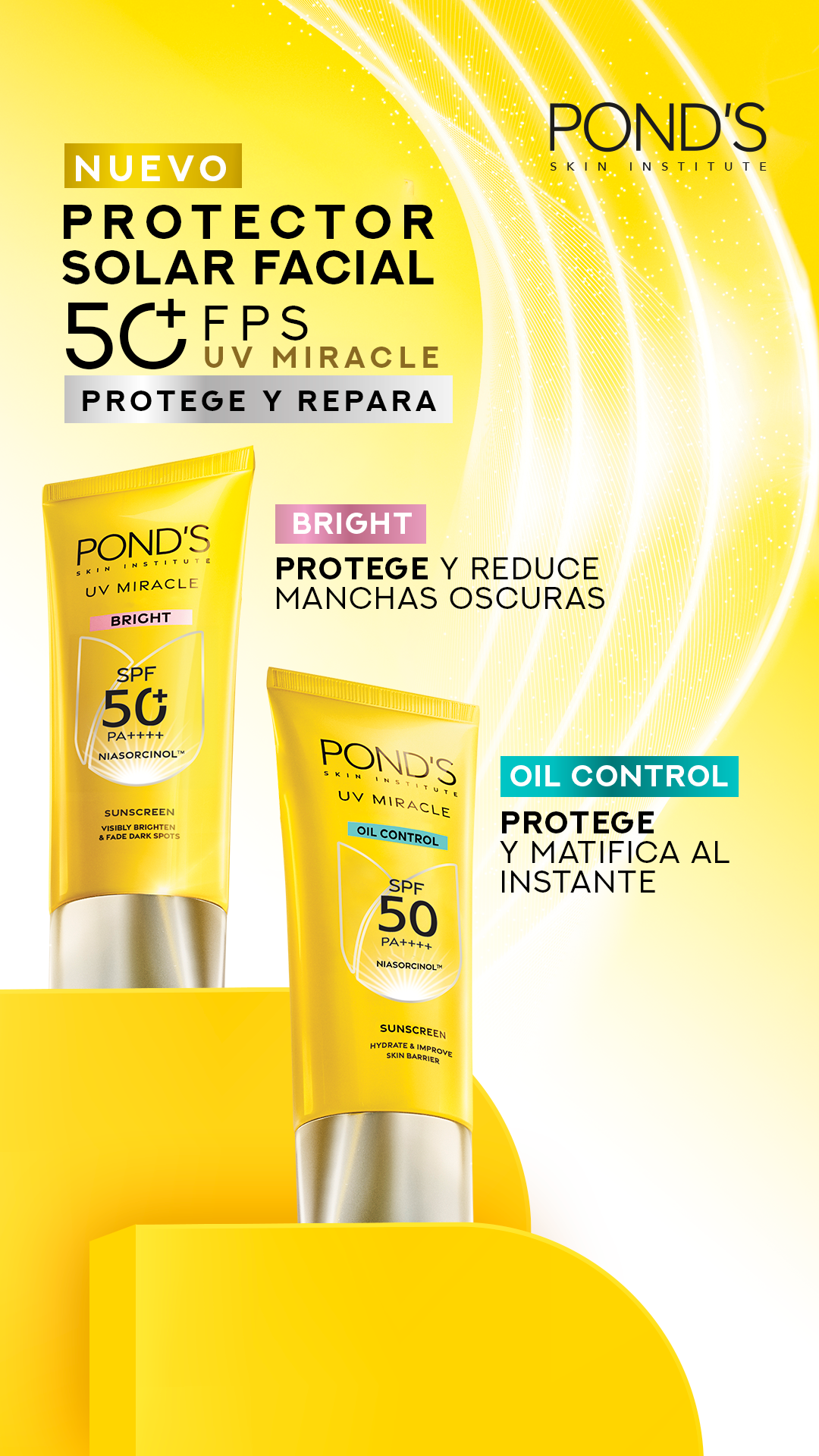 Pond's Centroamérica y Caribe Facebook ad