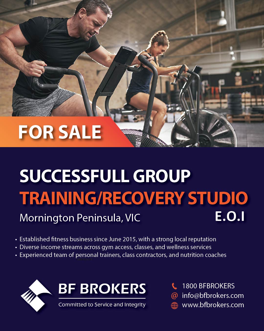BF Brokers Group Facebook ad