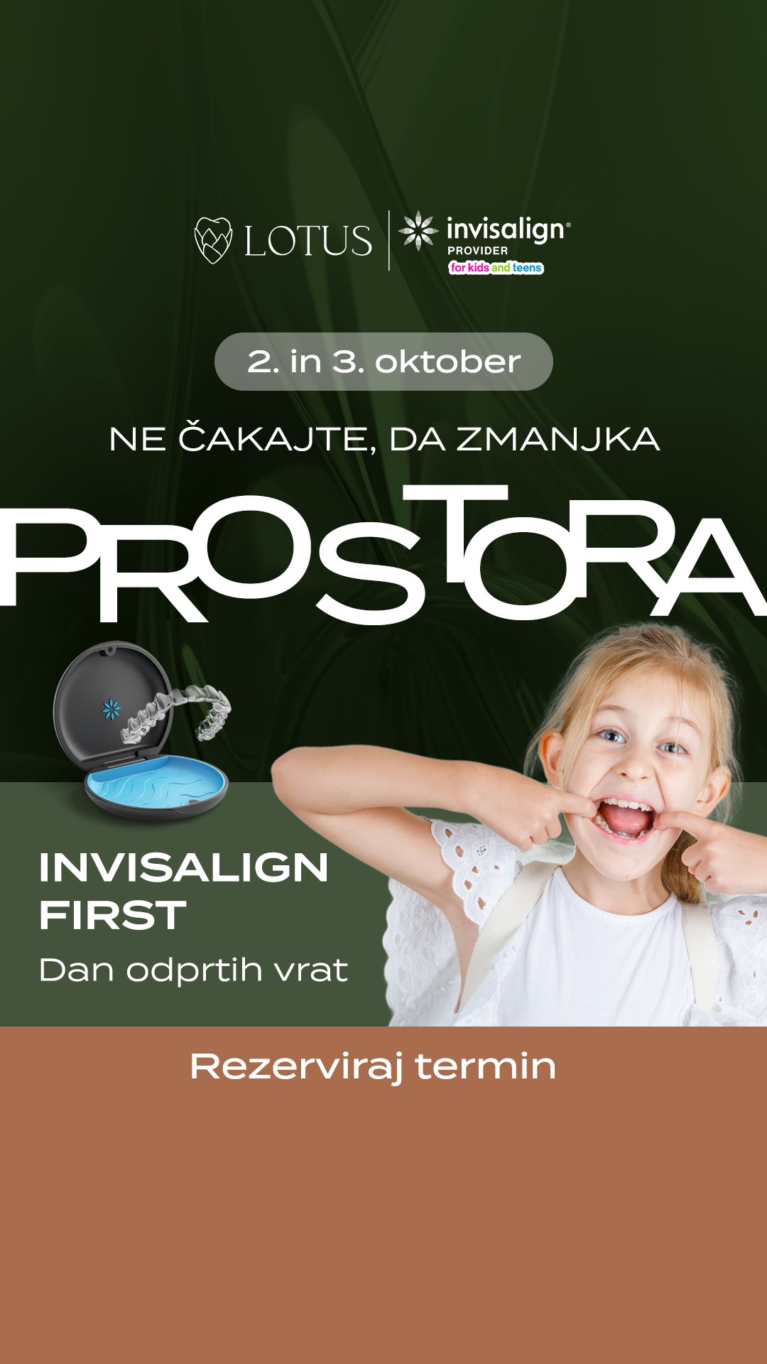 Lotus dentalni center Facebook ad: Vaš otrok že čaka na ortodonta?