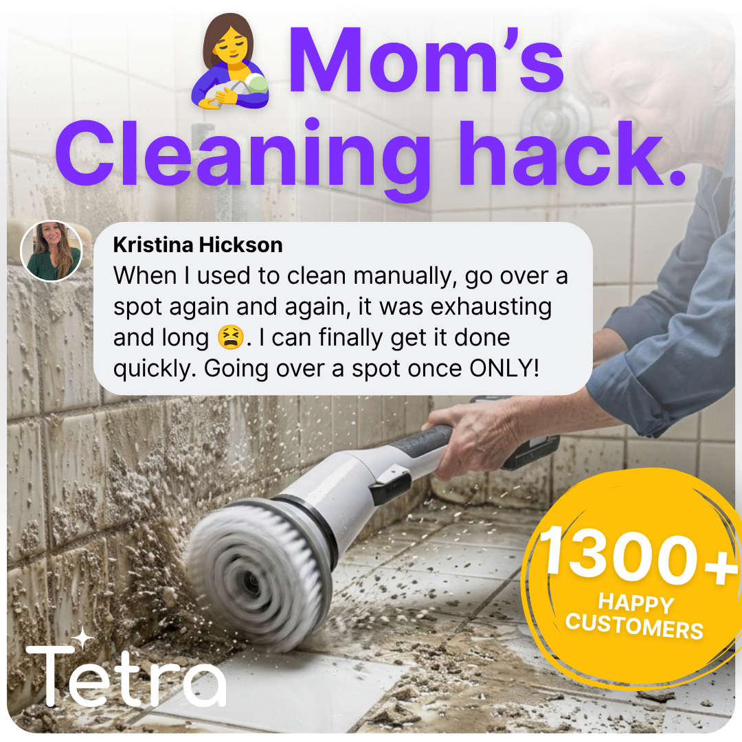 Tetra Facebook ad: Let The Motor Do The Scrubbing