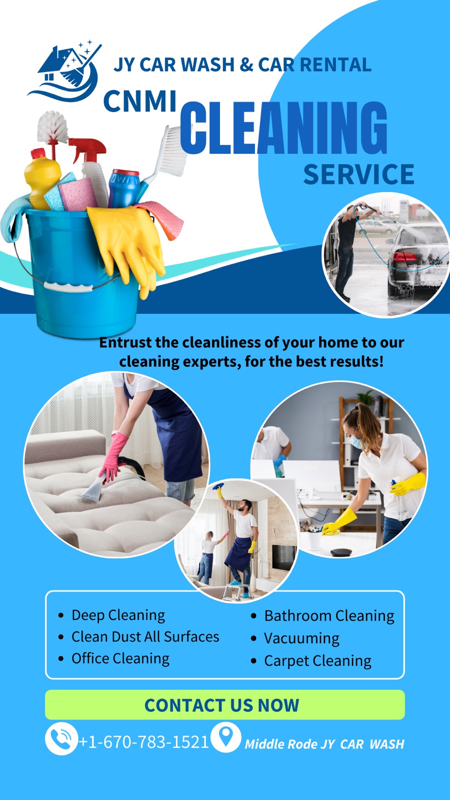 CNMI House Cleaning Service Facebook ad from Apr 14, 2026