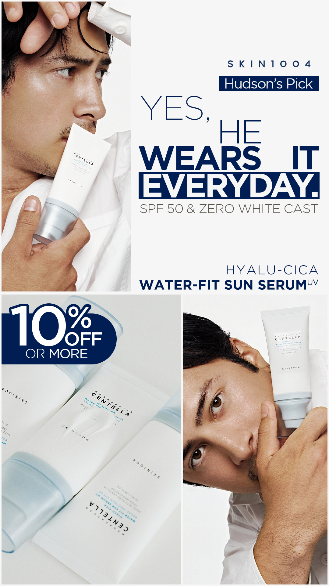 SKIN1004 Facebook ad: 10% OFF or MORE