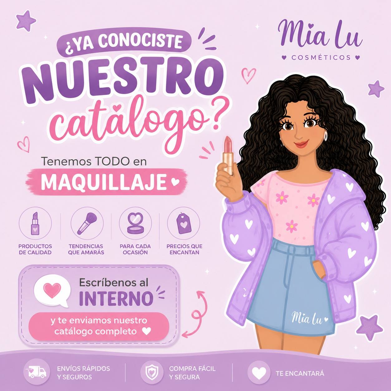 Mialu Cosmétics Facebook ad: ¡LO MÁS VIRAL Y EN TENDENCIA ESTÁ EN…
