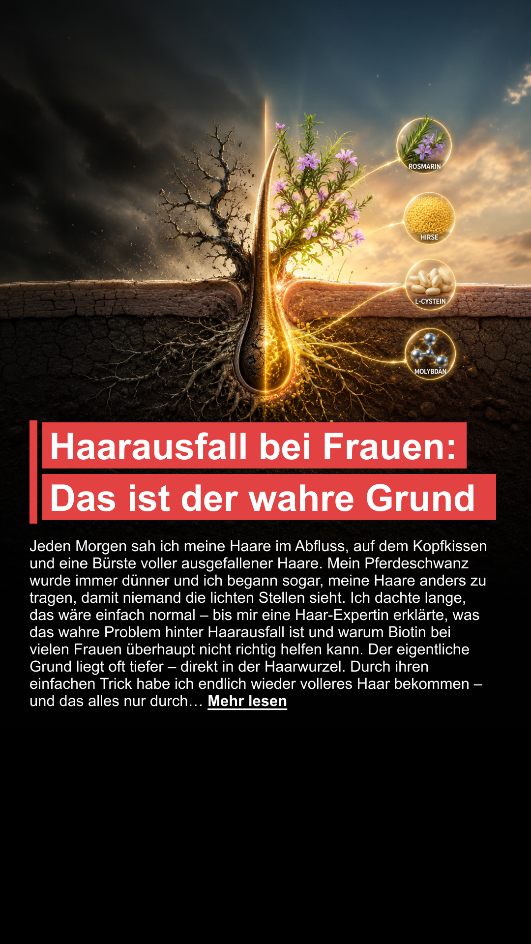 The Healing Magazine Facebook ad
