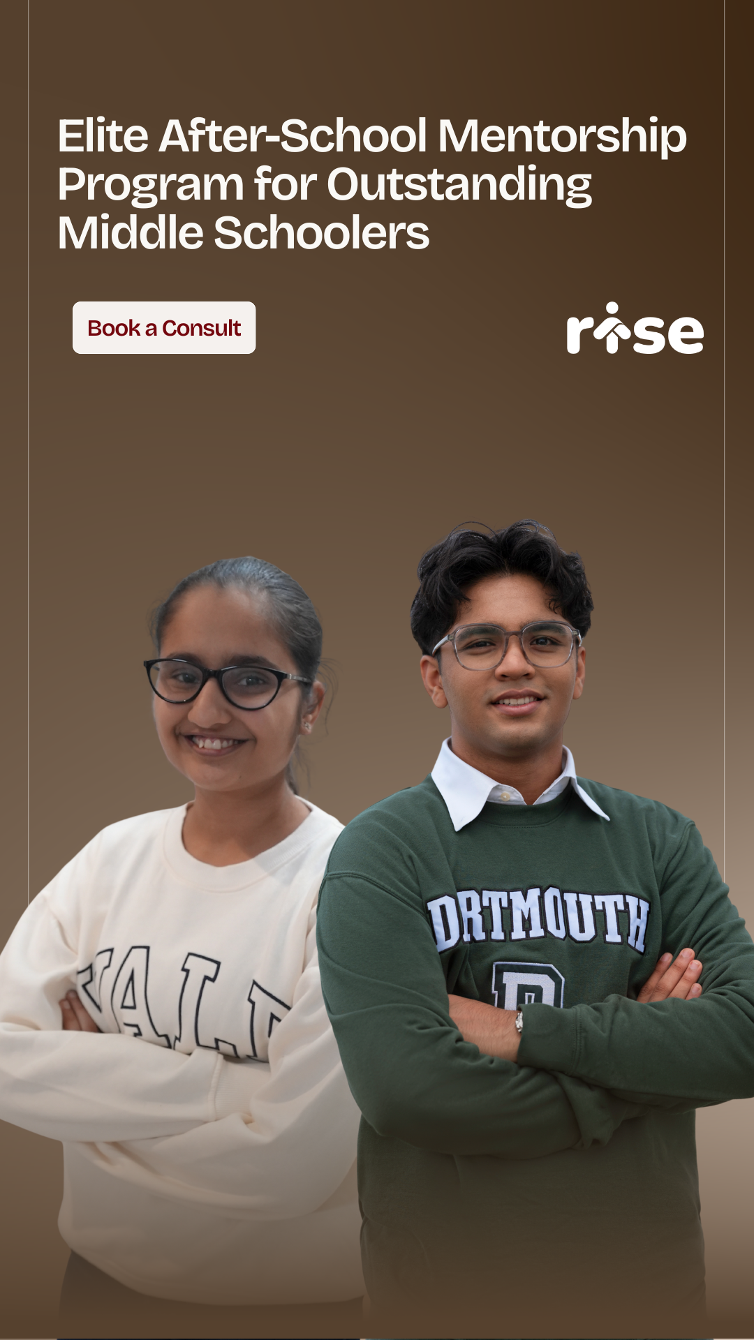 Crimson Education Facebook ad