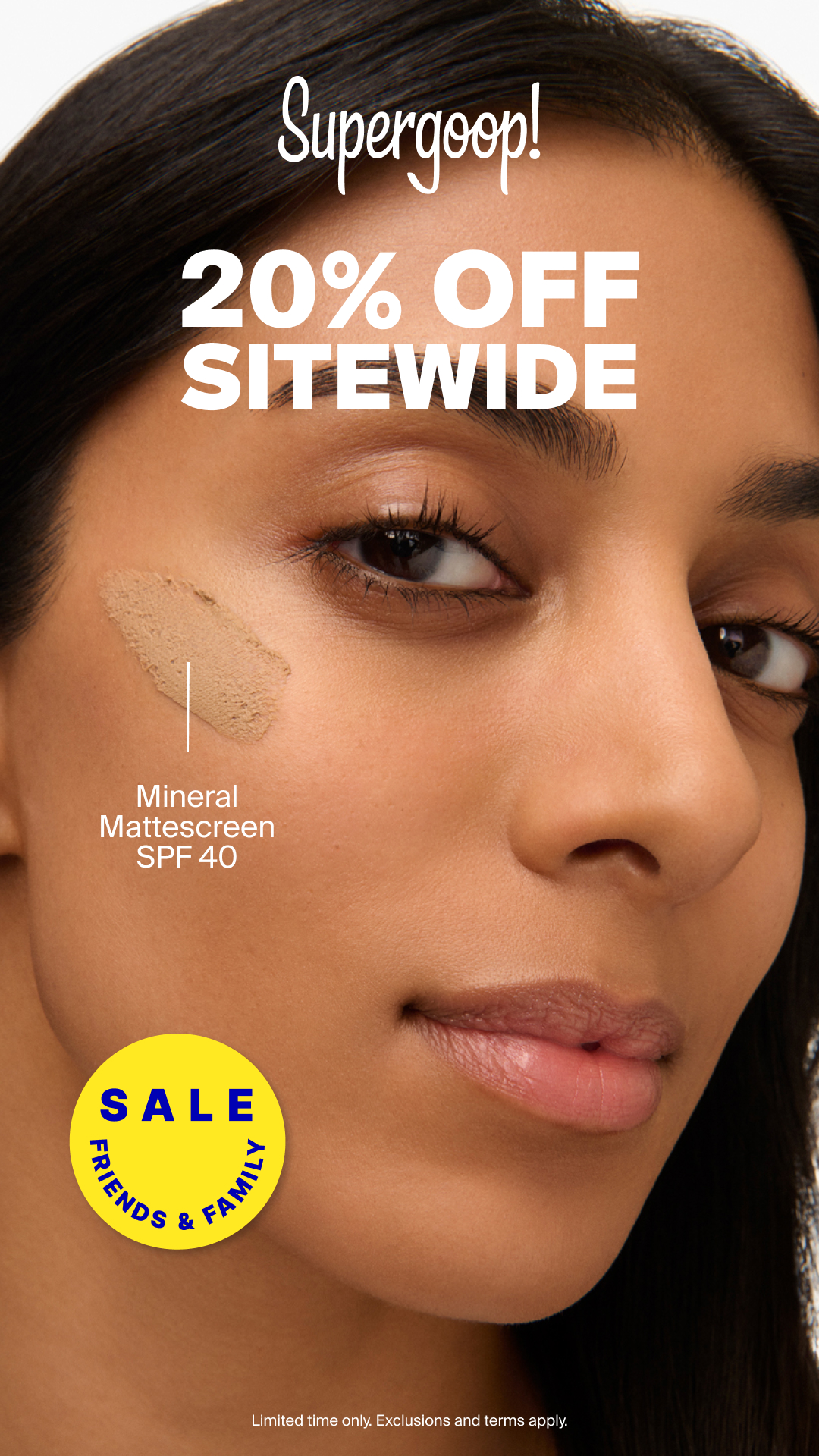 Supergoop Facebook ad