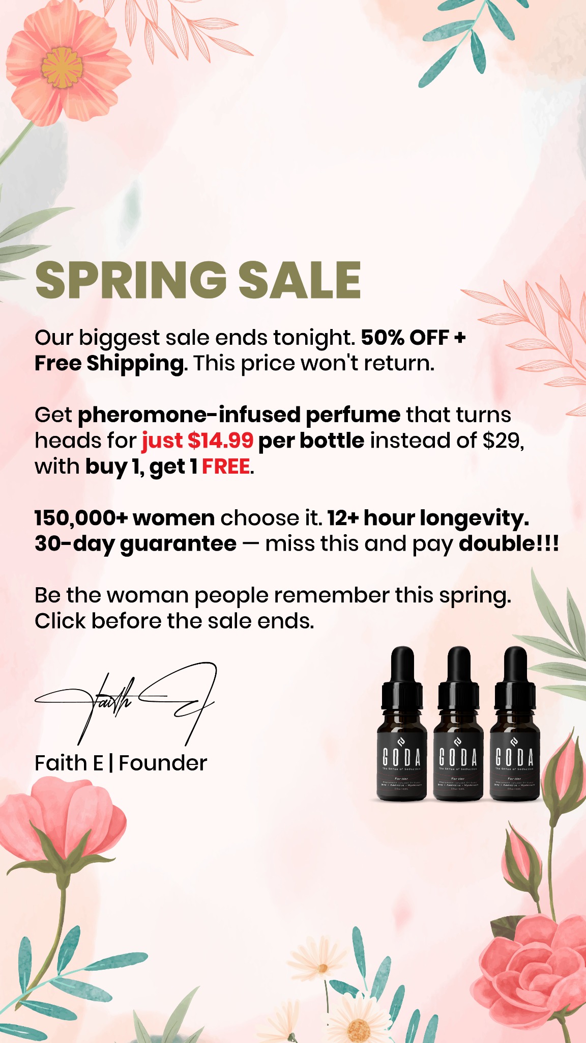 Emily The Fragrance Girl Facebook ad
