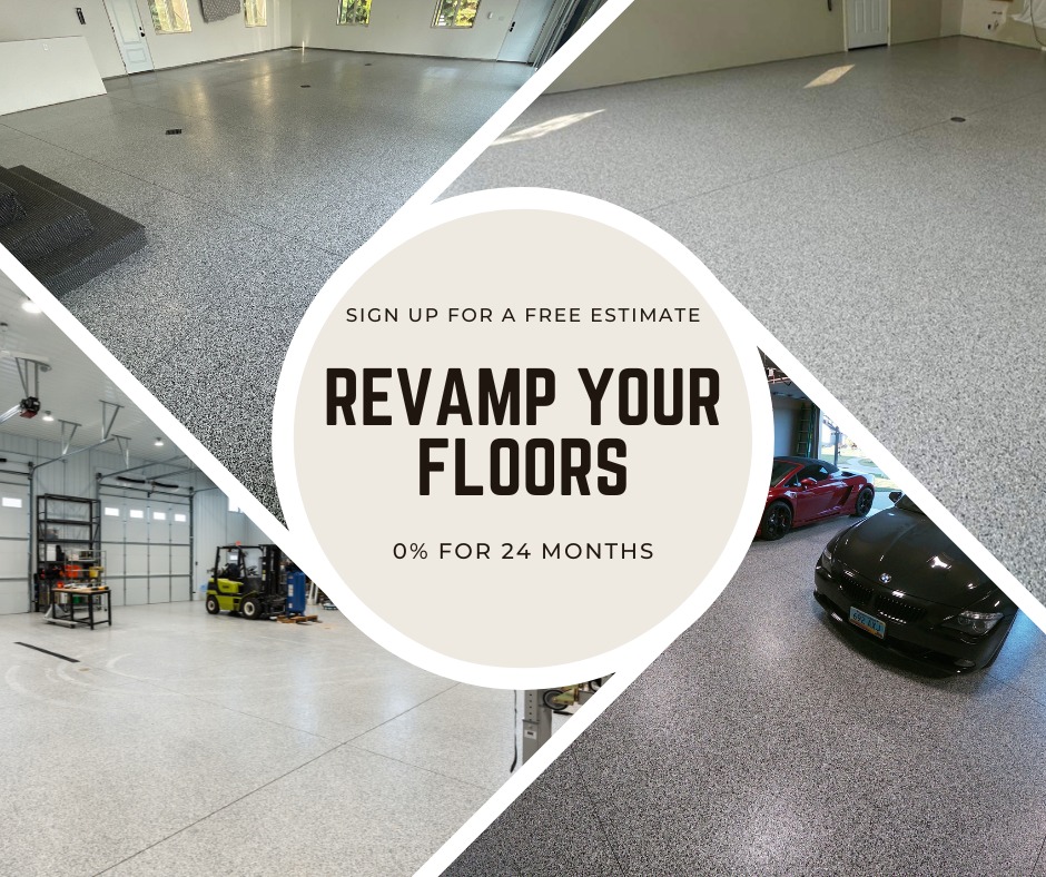 Epic Concrete Coatings Facebook ad: Enhance the beauty and durability of your concrete…