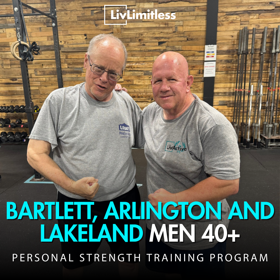 LivLimitless Fitness Facebook ad: Personal Training for Men 40+