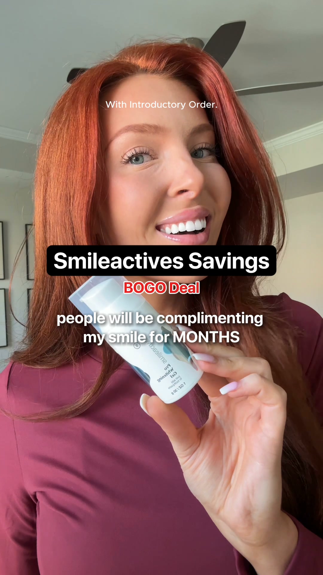 smileactives Facebook ad: BUY 1, GET 1 FREE!