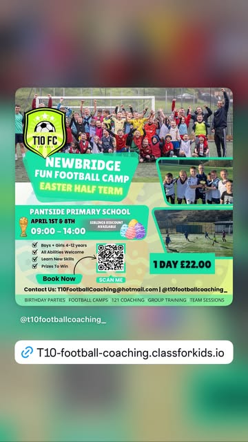 T10 Football Coaching Facebook ad
