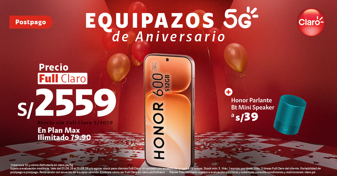 Claro Perú Facebook ad