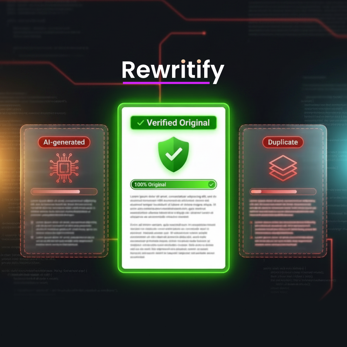 Rewritify Facebook ad