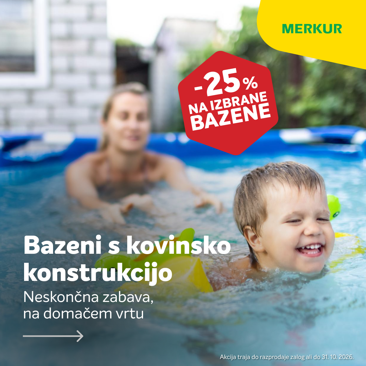 Merkur Facebook ad: Vaša poletna oaza je le klik stran