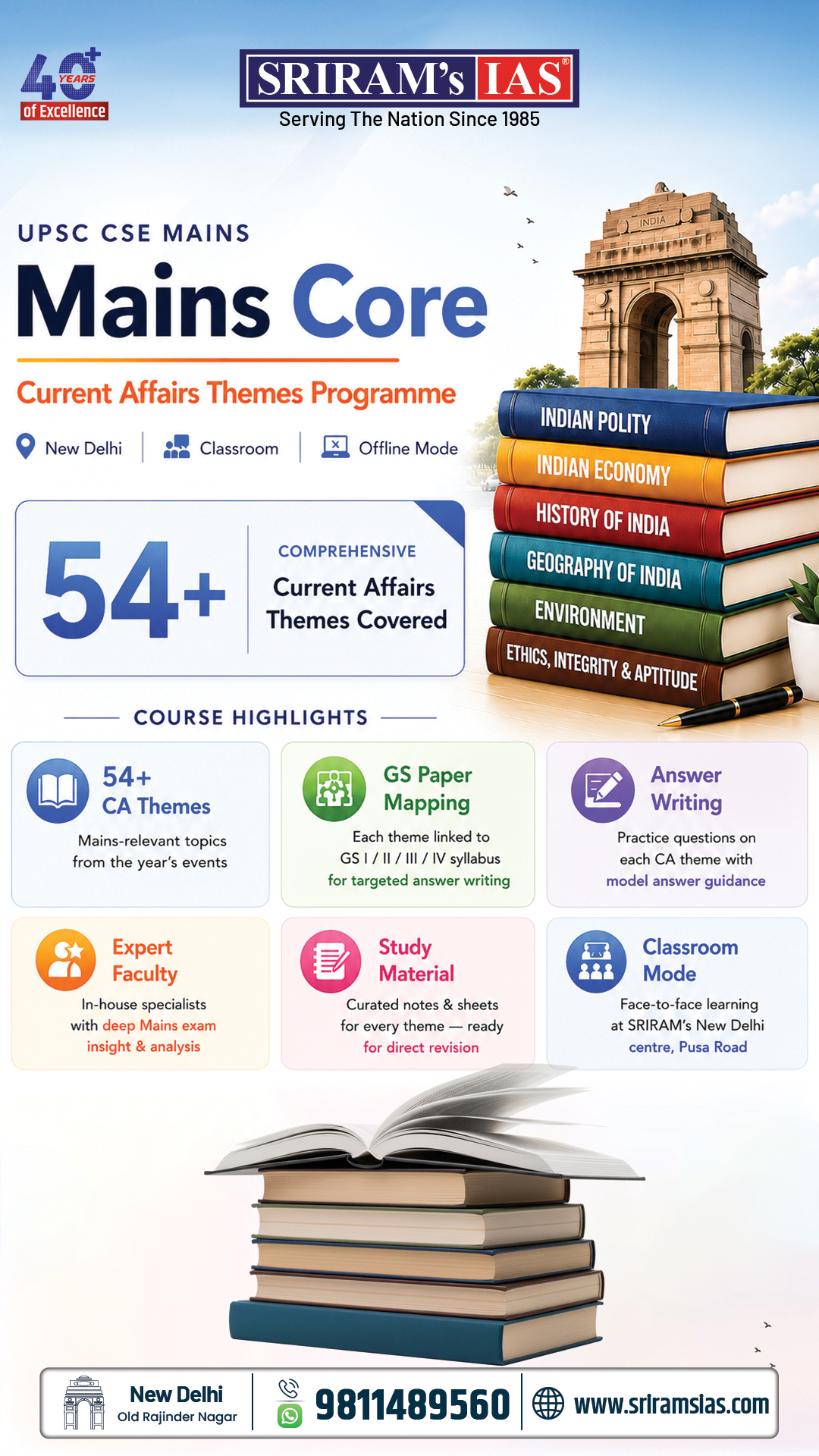 SRIRAM's IAS Facebook ad: UPSC Mains 2026 will be won or lost on Current Affairs…
