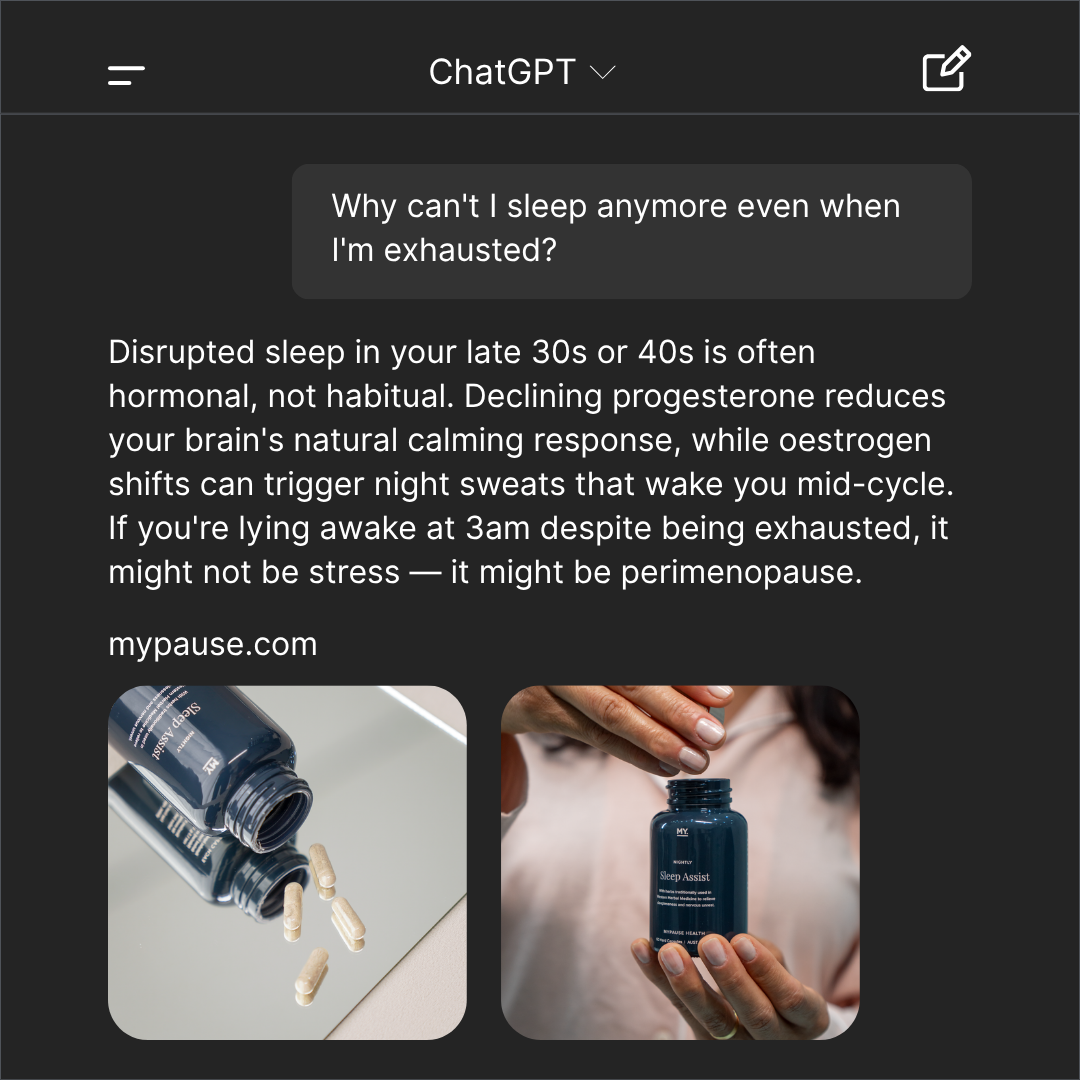 MyPause Health Facebook ad