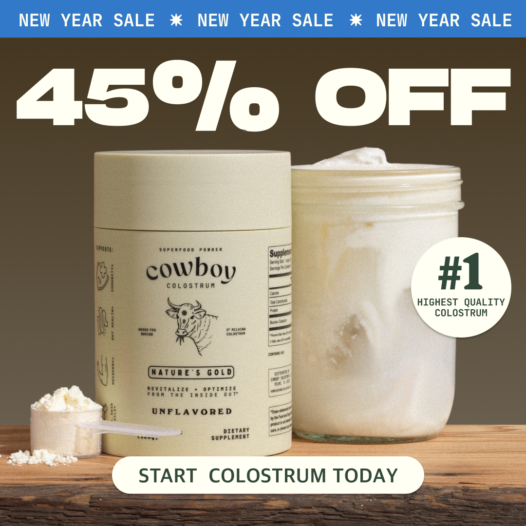 Cowboy Colostrum Facebook ad