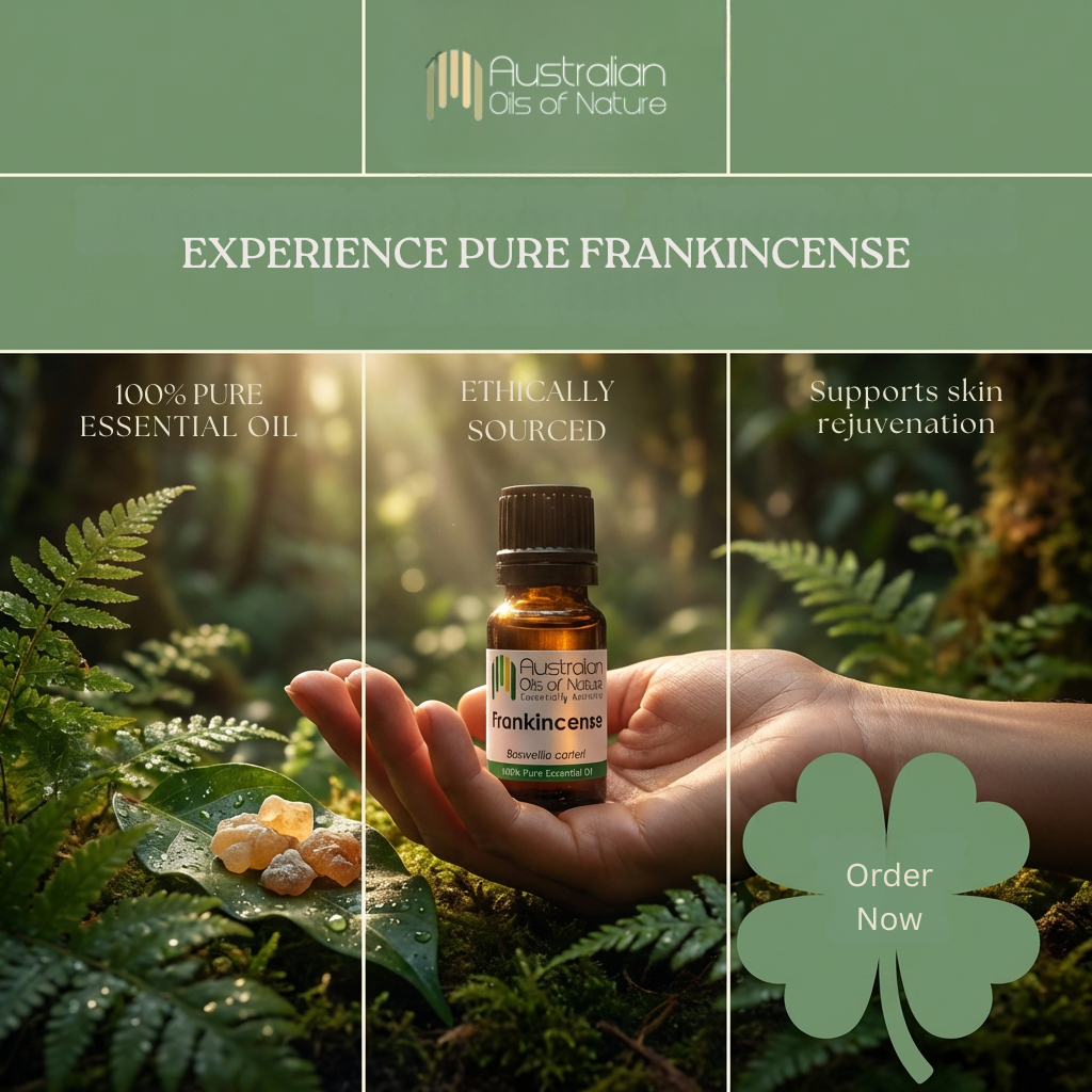 Oils of Nature Facebook ad: Ancient Oil for Modern Wellness