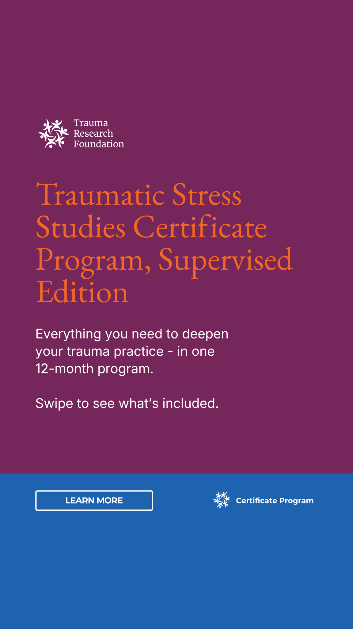 Trauma Research Foundation Facebook ad: You already use their models.