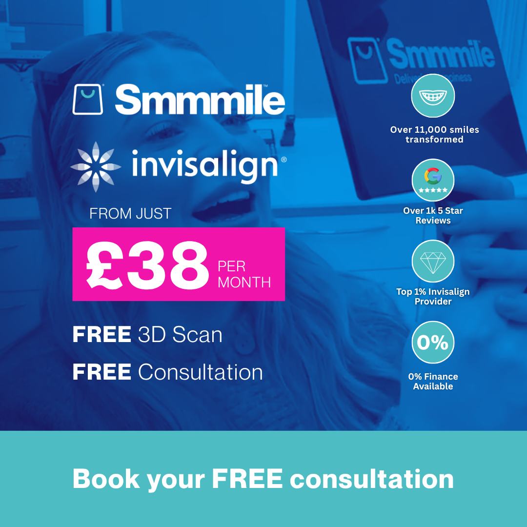 Smmmile Dental Facebook ad: Book your FREE consultation