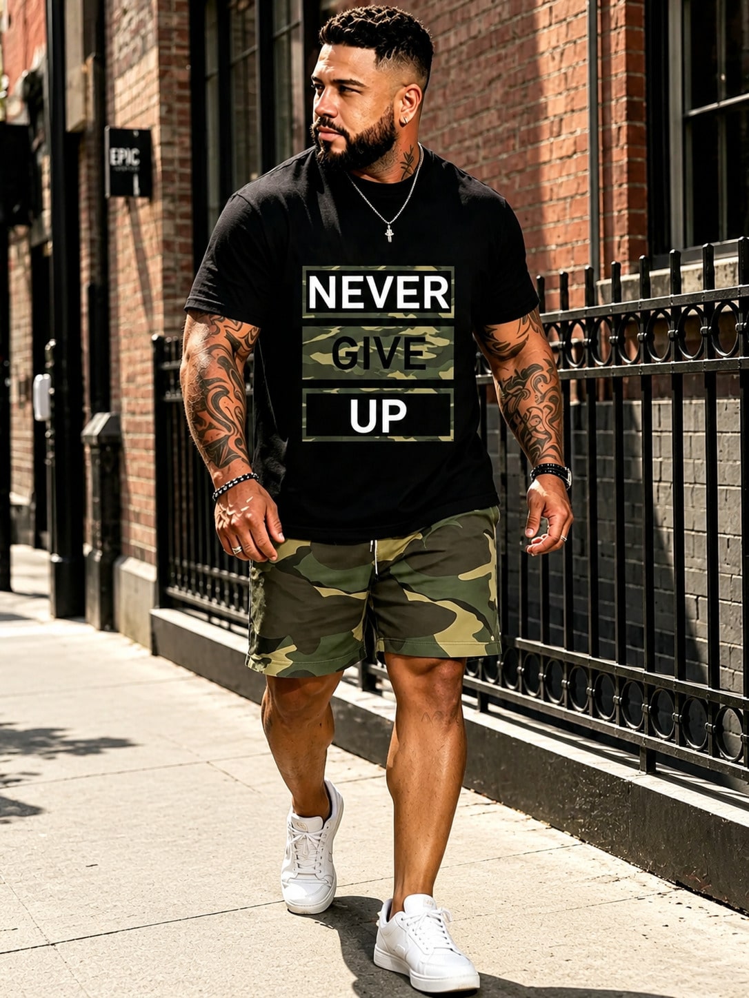 SHEIN Facebook ad: Entrena más duro.