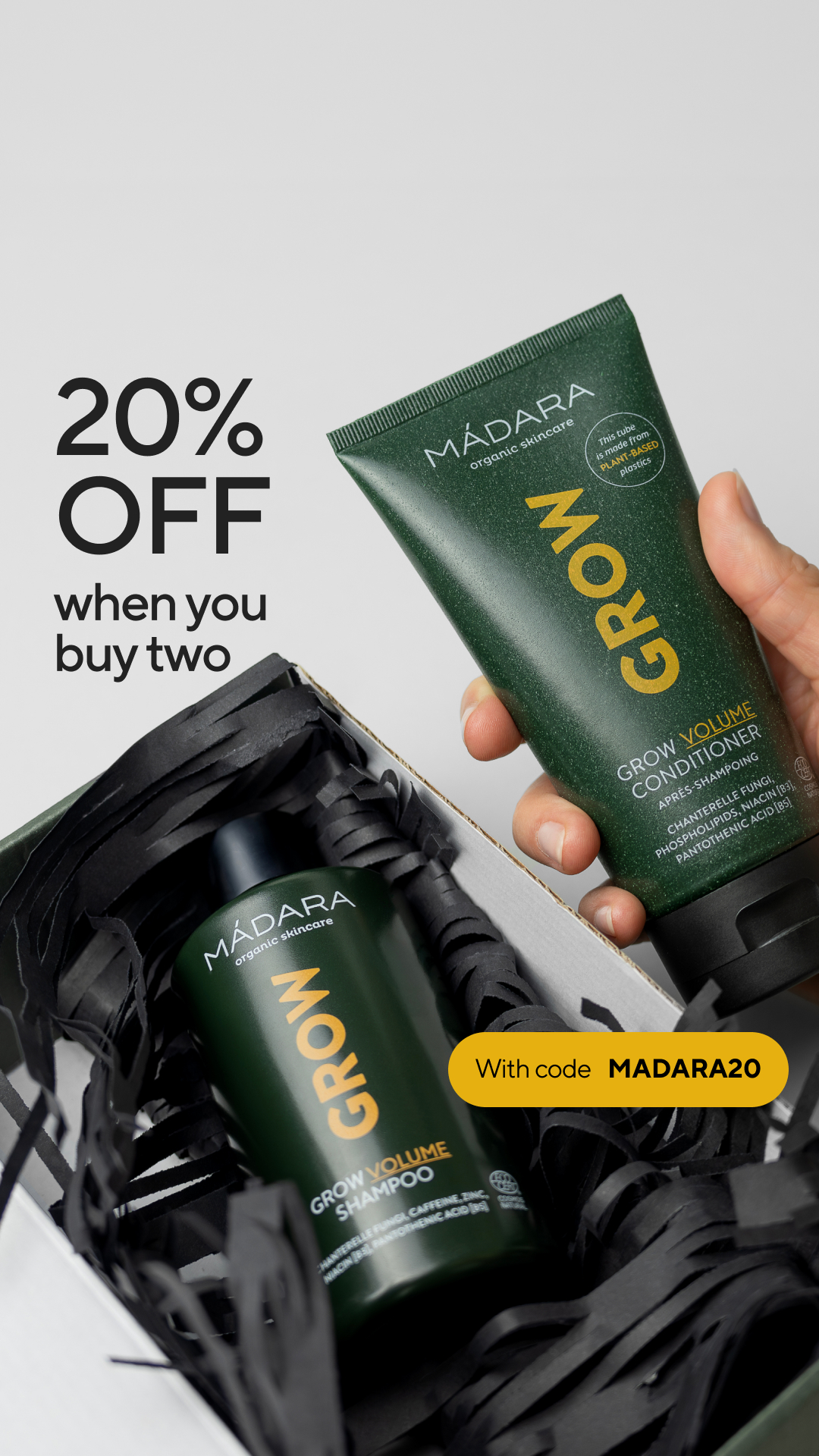 Mádara Organic Skincare Facebook ad