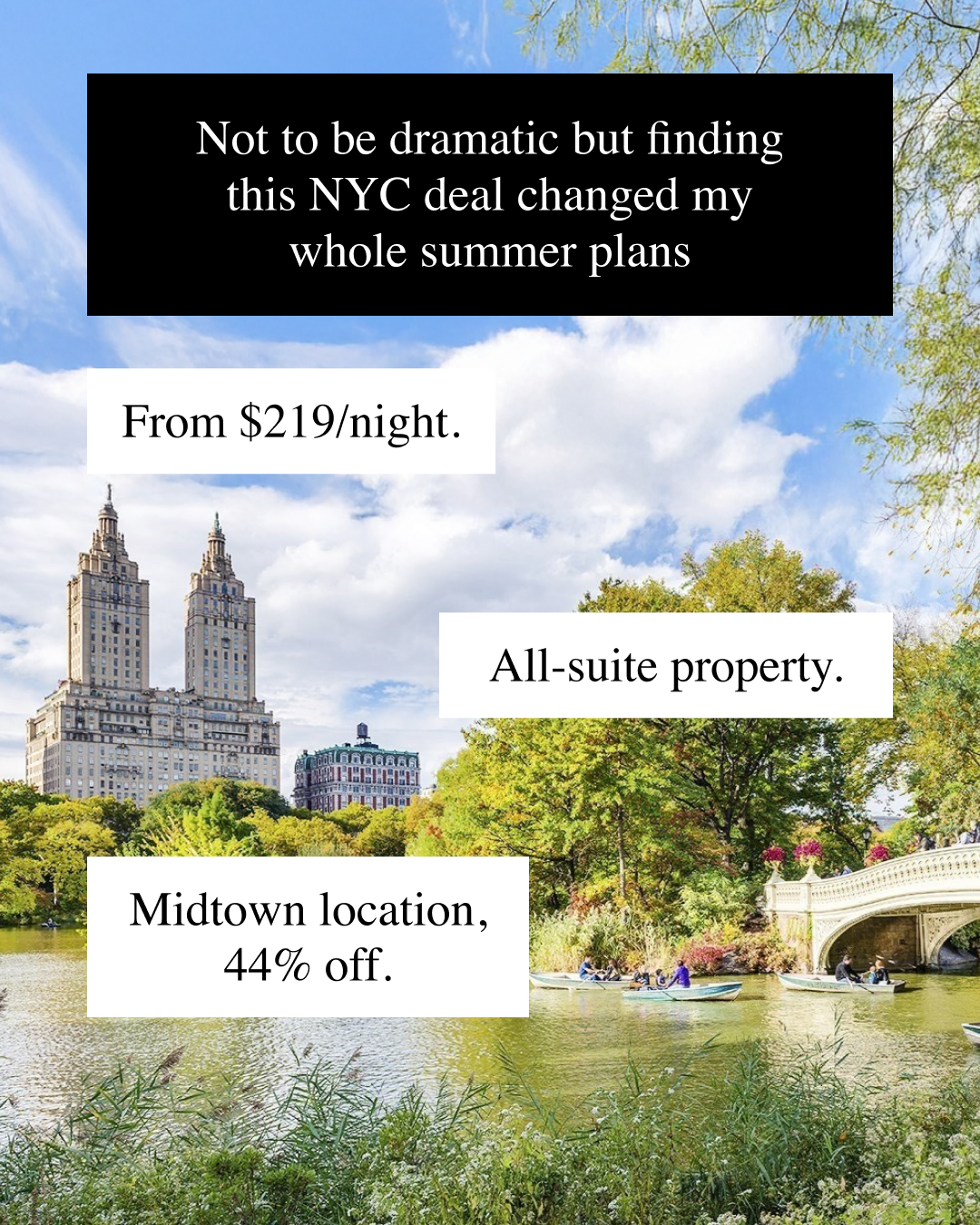 Travelzoo Facebook ad