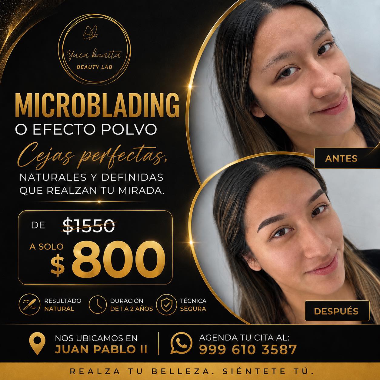 Yuca Bonita Beauty Lab Facebook ad: ¡LUCE UN ROSTRO PERFECTO TODOS LOS DÍAS!