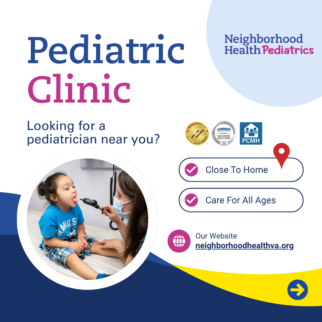 Neighborhood Health Facebook ad: Need a trusted pediatric provider near you?