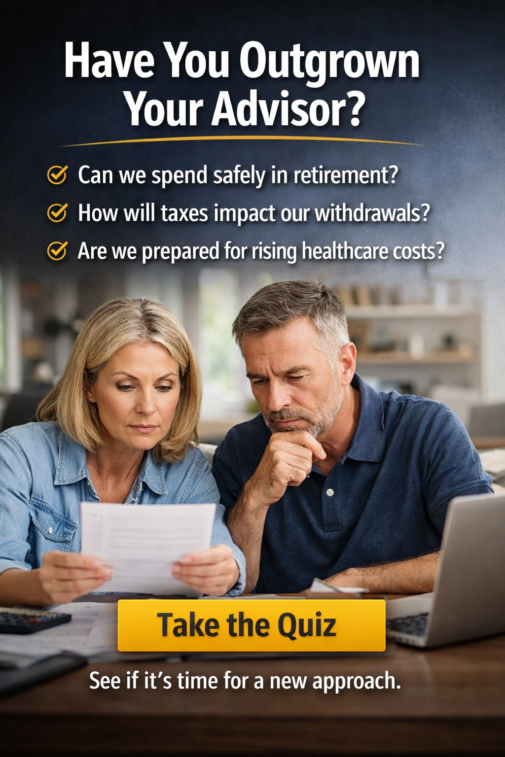 Coastal Strategic Capital Facebook ad: Have You Outgrown Your Financial Advisor?
