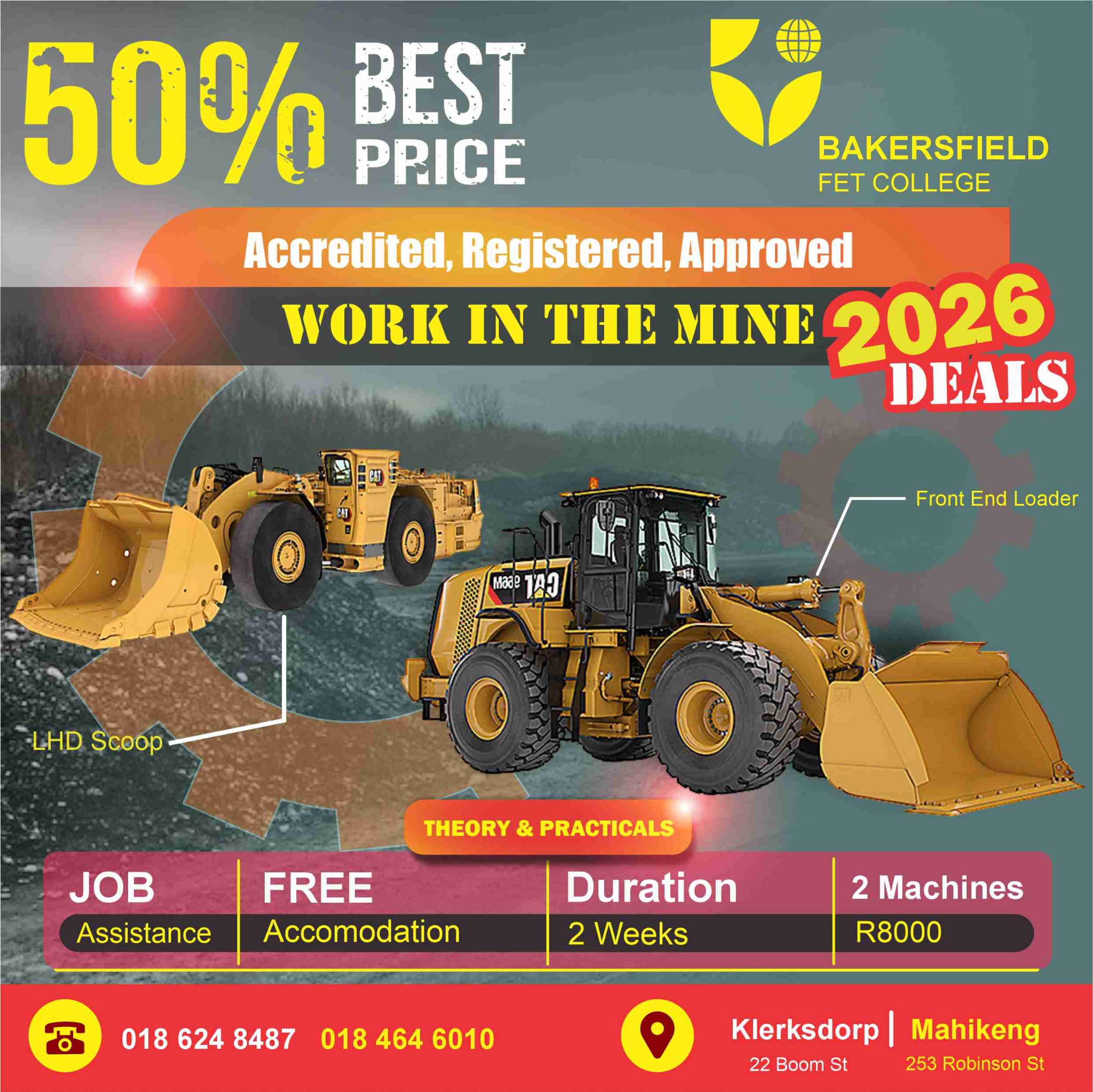 Bakersfield Mining Skills and Operators Training Facebook ad: MASSIVE DISCOUNT FOR 2026