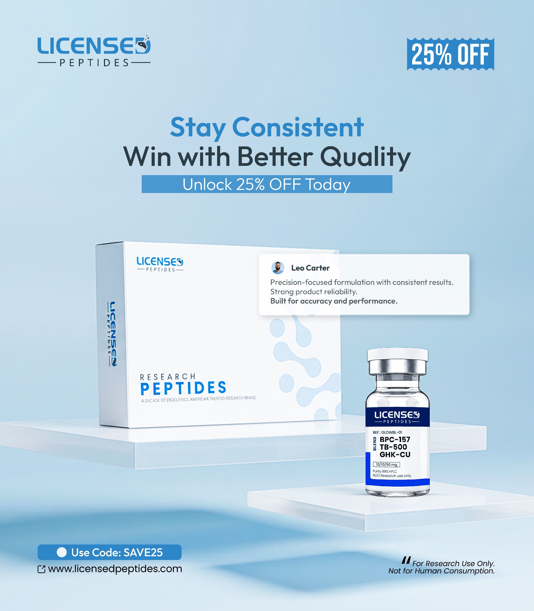 Greg Hansen, PhD Facebook ad: 25% OFF SALE ENDS SOON