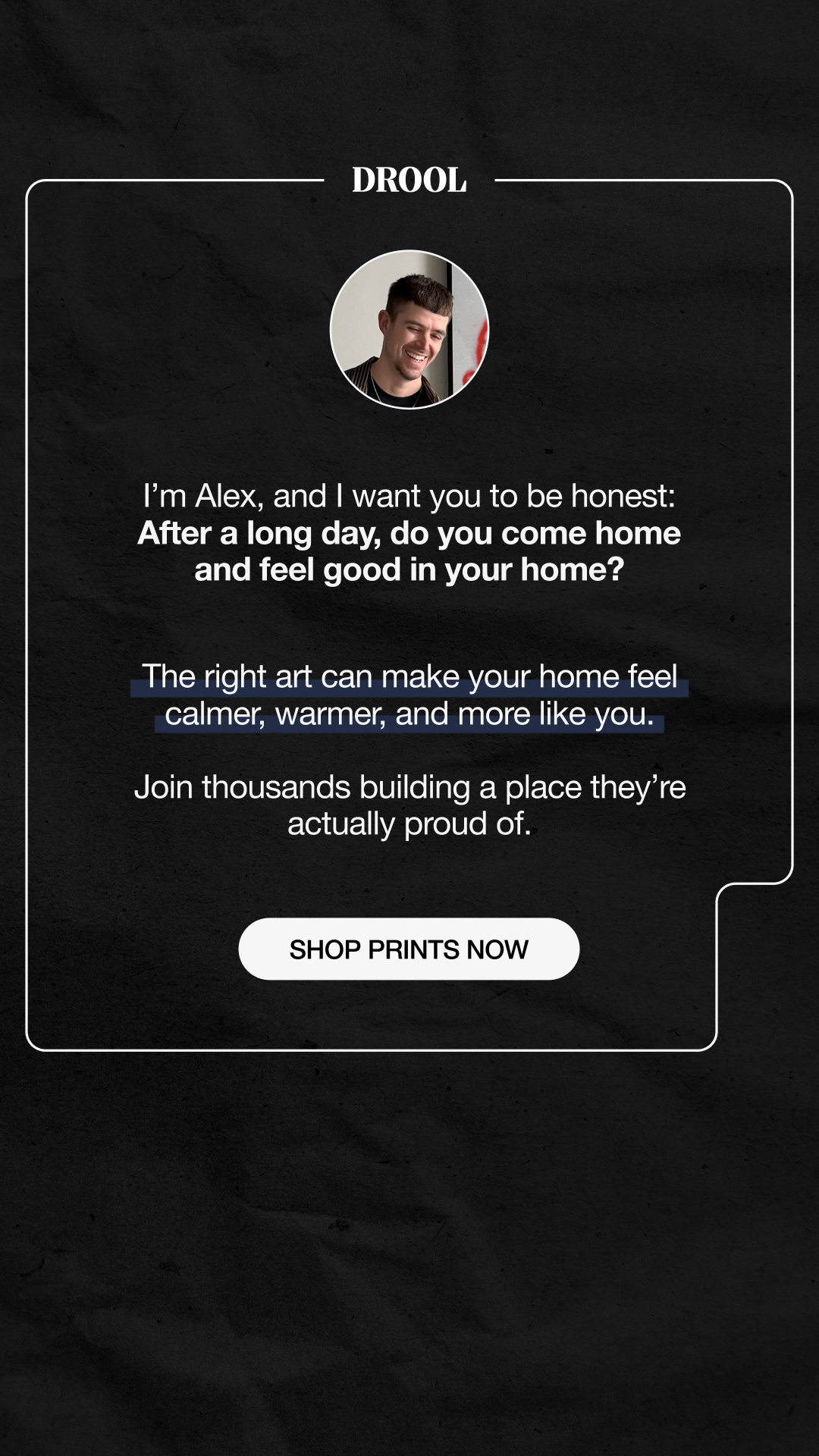 AlexDrool Facebook ad
