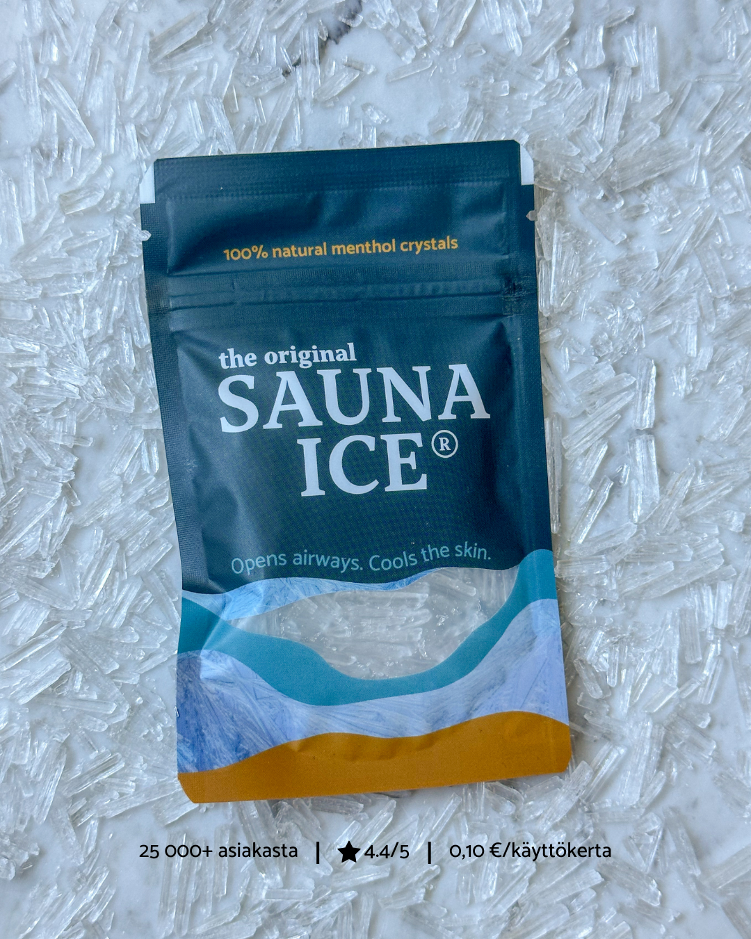 Sauna Ice Facebook ad from Dec 4, 2025