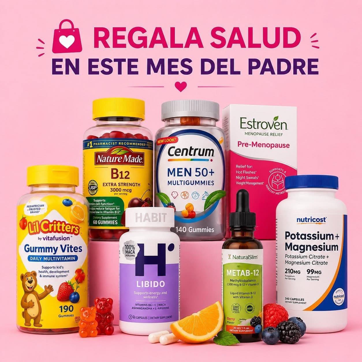 Mundi Moda-Skincare y Makeup Store Nicaragua Facebook ad: REGALA SALUD EN EL DÍA DEL PADRE