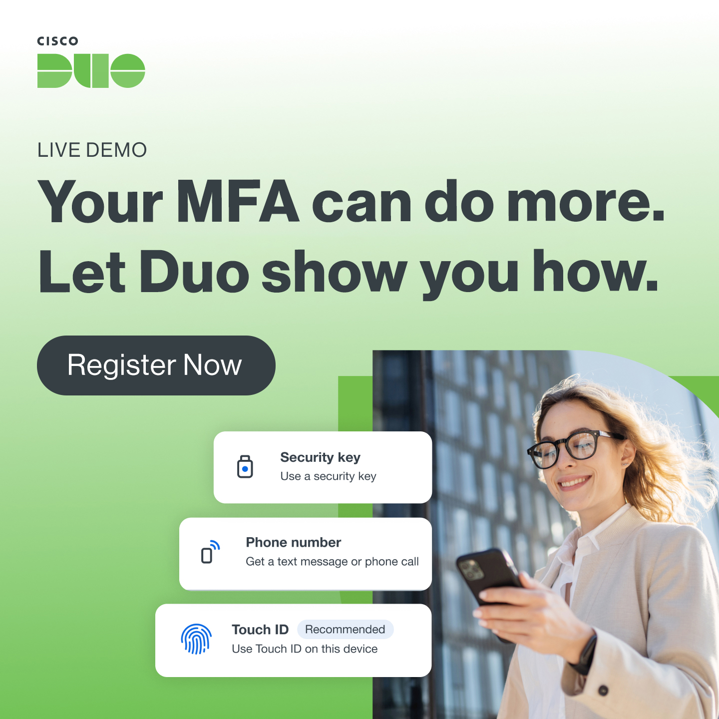 Duo Security Facebook ad