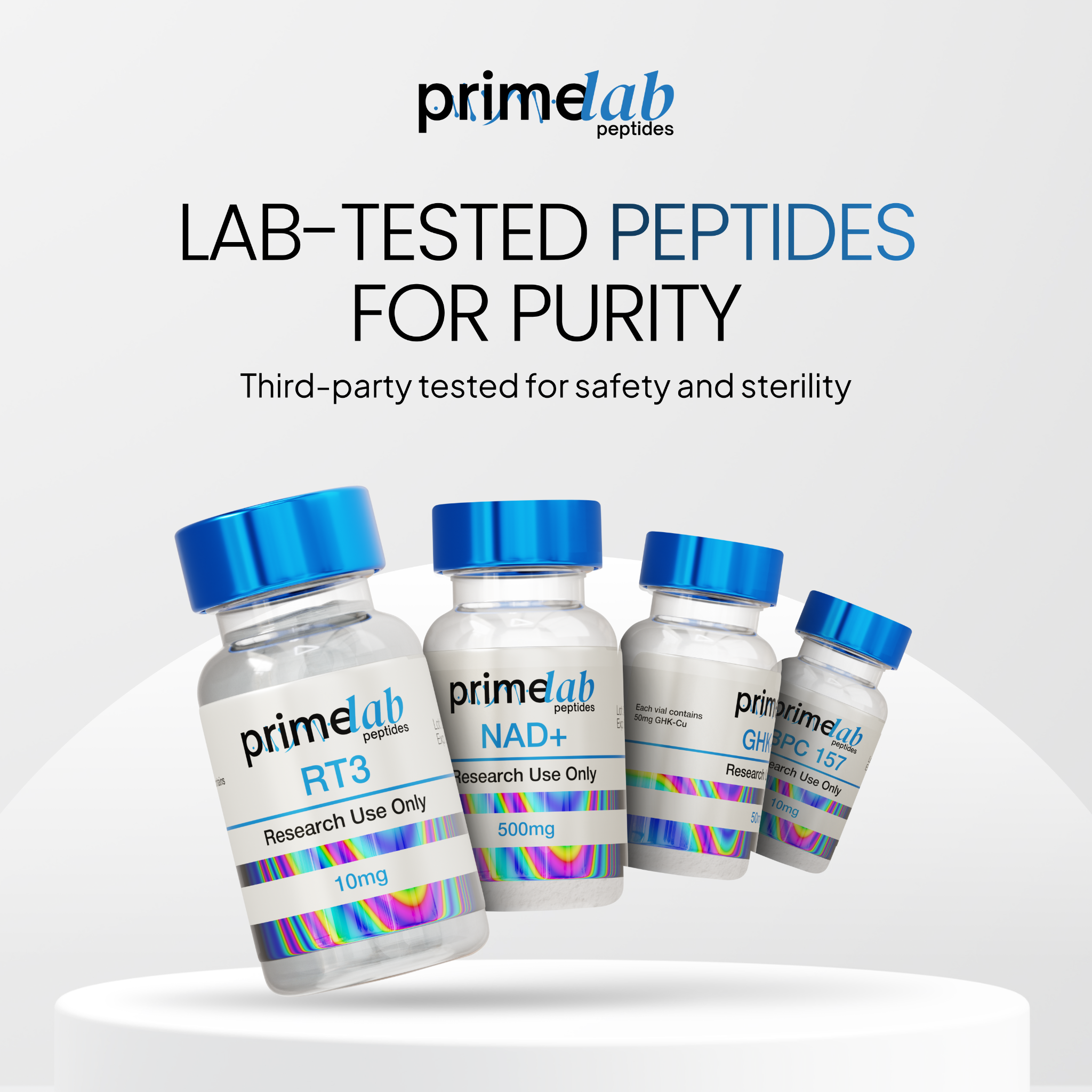 Prime Lab Peptides Facebook ad