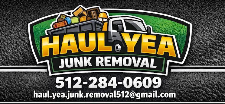 Haul-yea junk removal Facebook ad: We are a family-owned junk removal service dedicated…