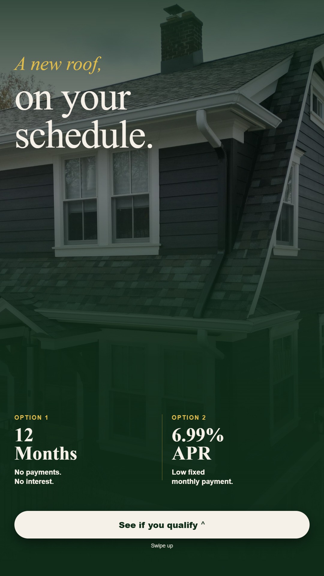 Novalis Roofing & Siding Facebook ad