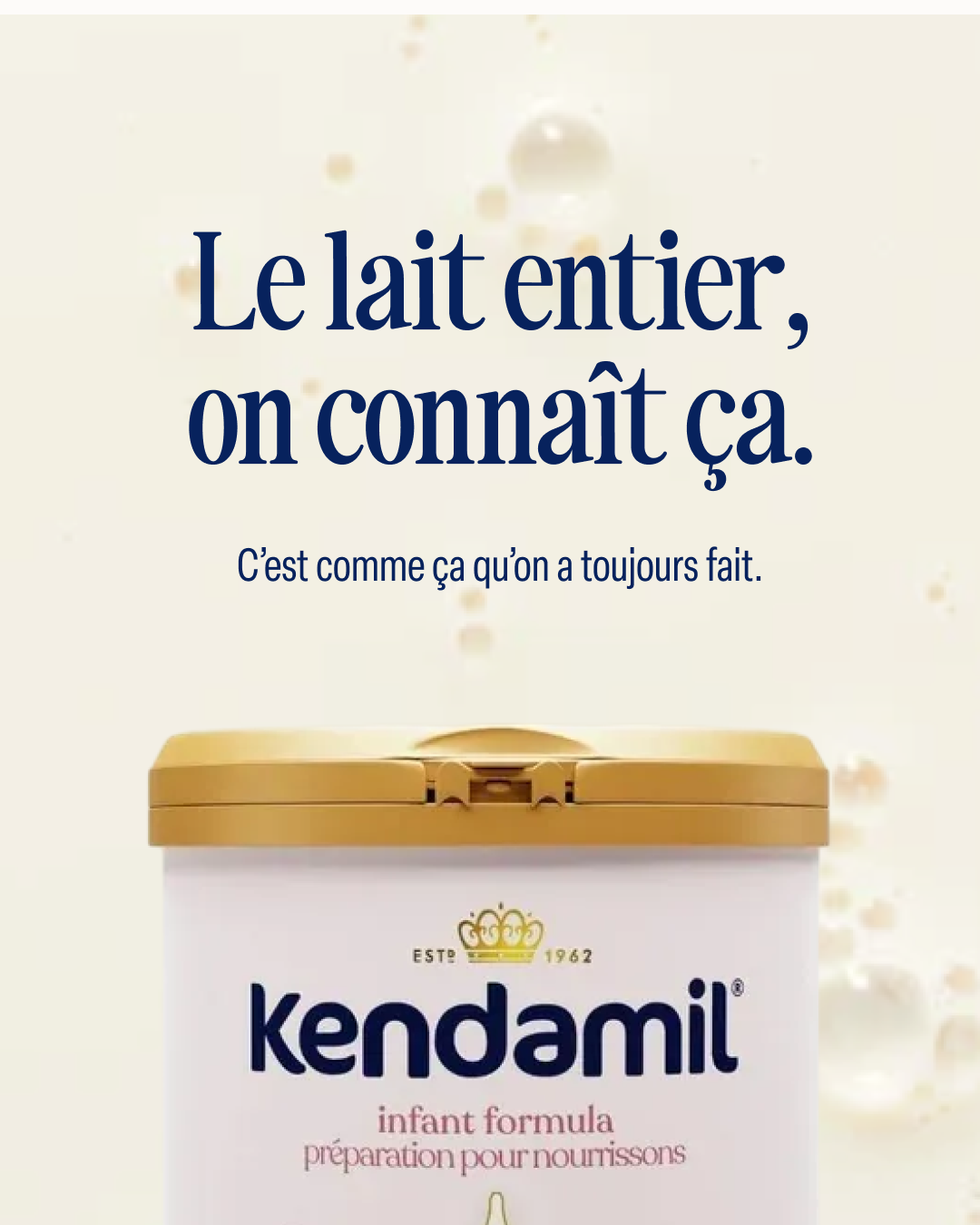 Kendamil Canada Facebook ad