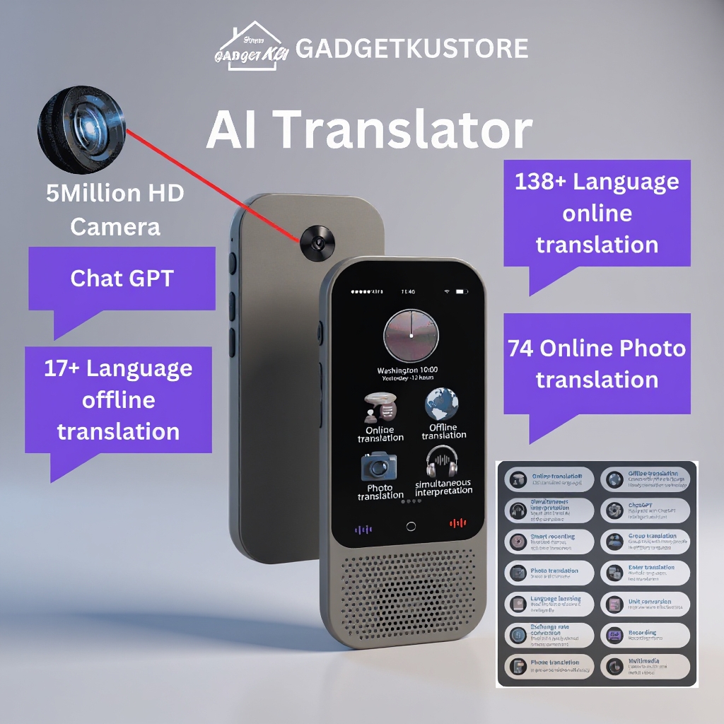 Tech Offside Facebook ad: AI Translator S80 Pro, ແປພາສາທັນໃຈ 100+ ພາສາ