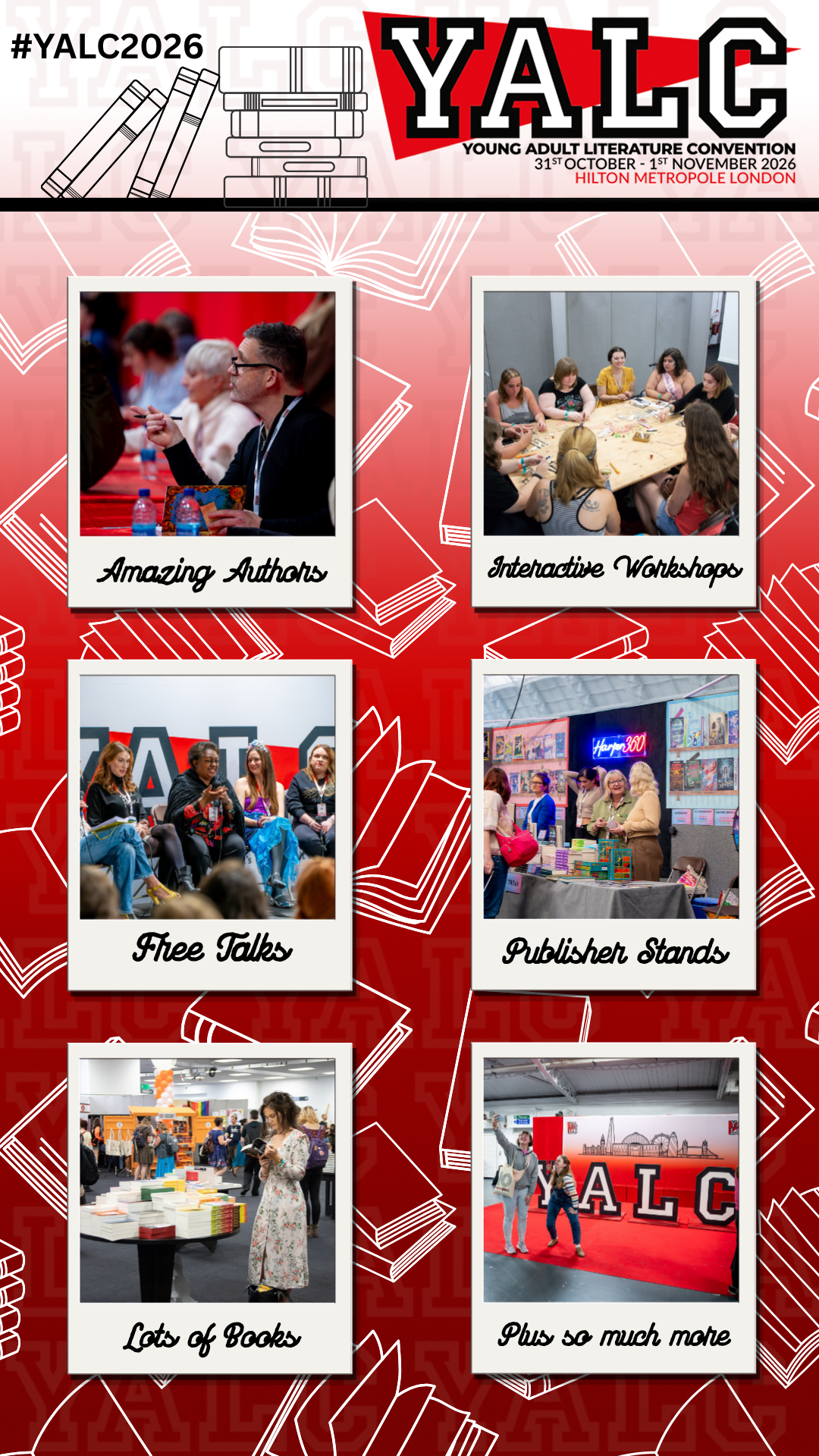 Young Adult Literature Convention Facebook ad: Step into the world of YA storytelling at…