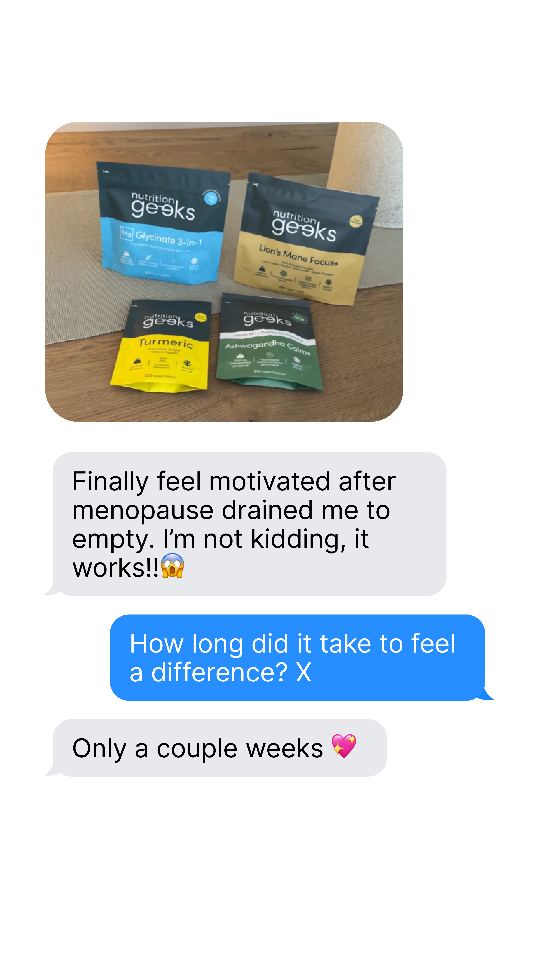 Nutrition Geeks Facebook ad