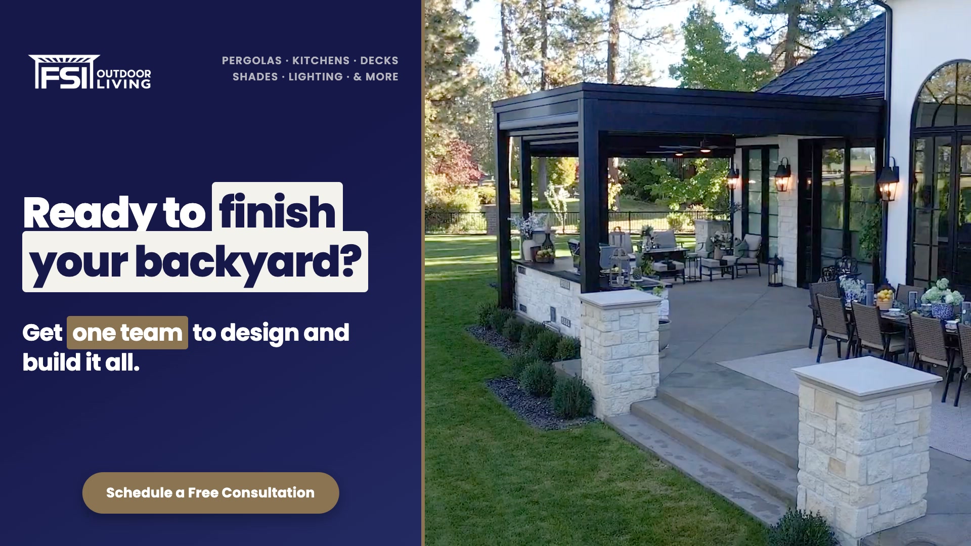 FSI Outdoor Living Facebook ad from Aug 18, 2026