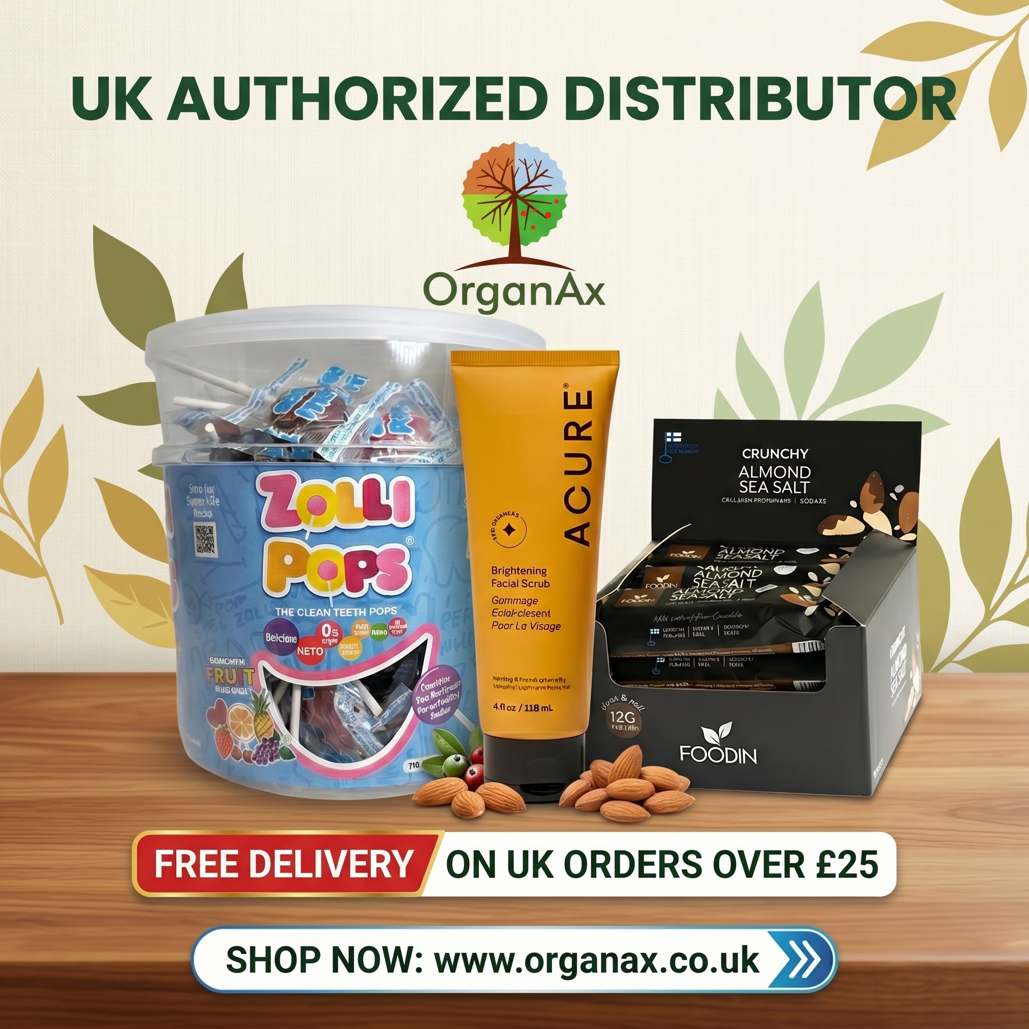 Organax UK Facebook ad: Chat with us