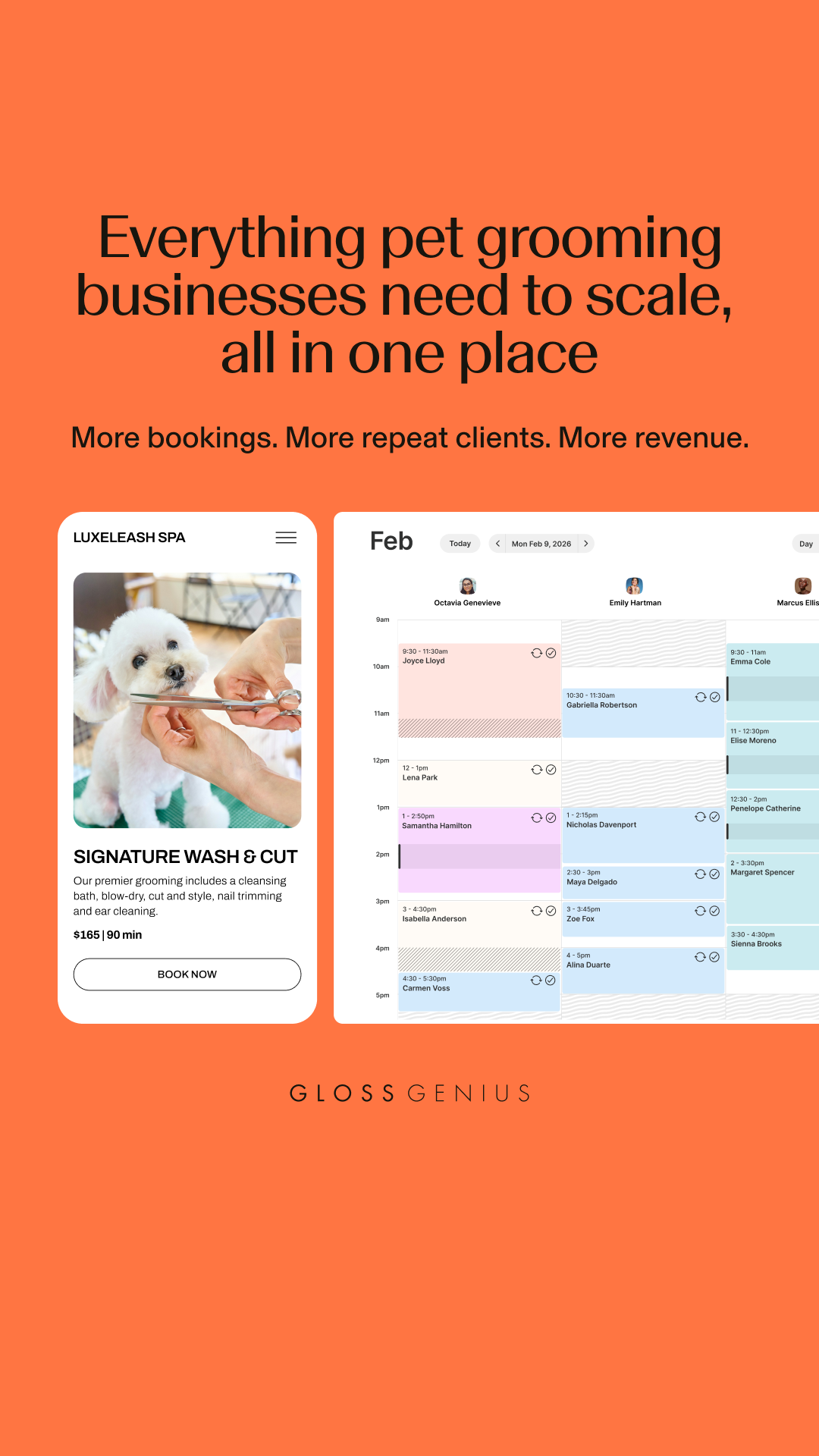 GlossGenius Facebook ad
