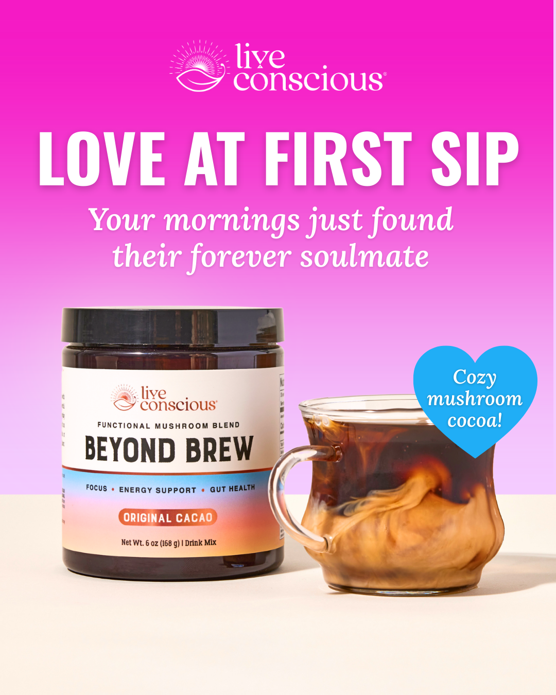 Live Conscious Facebook ad
