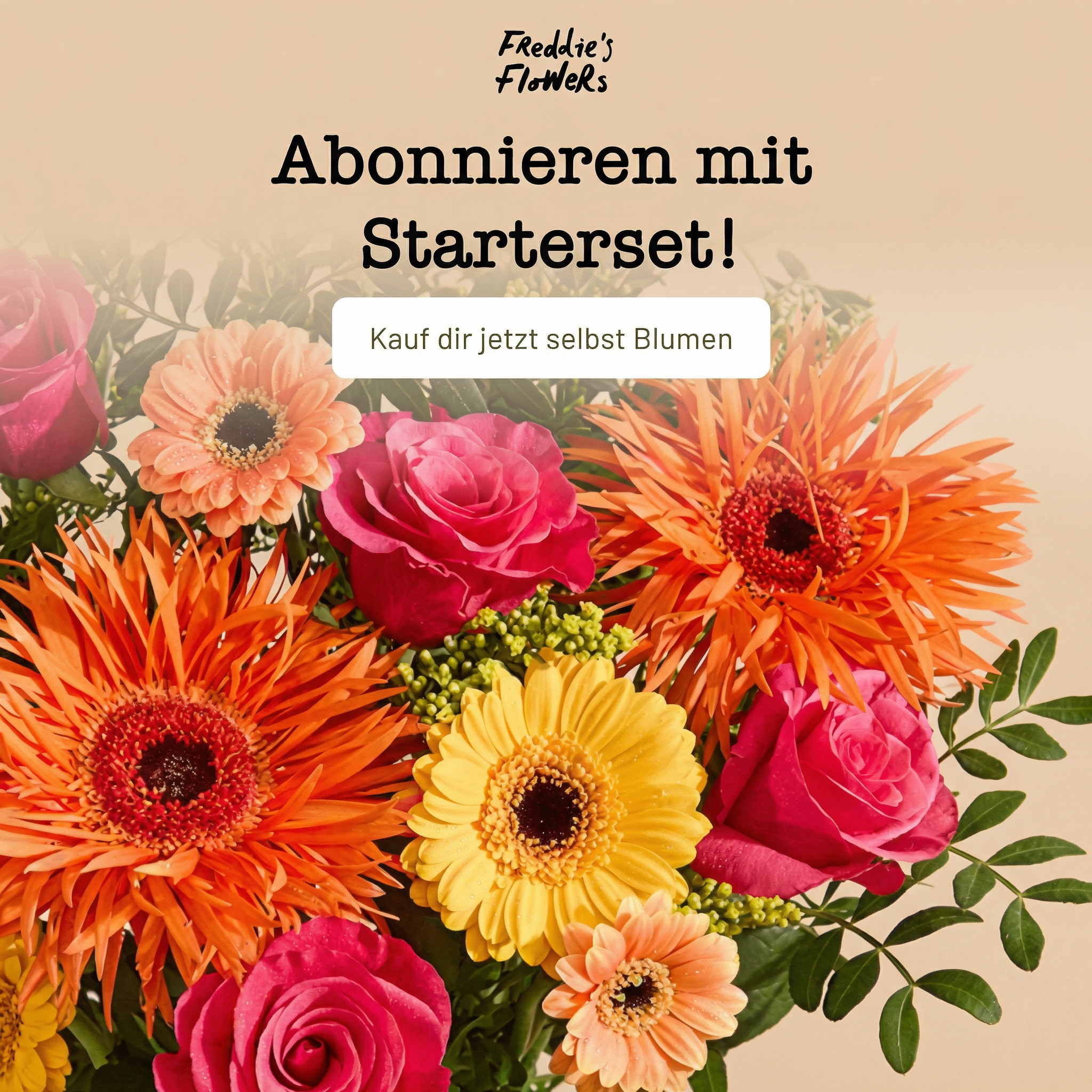 Freddie's Flowers Facebook ad
