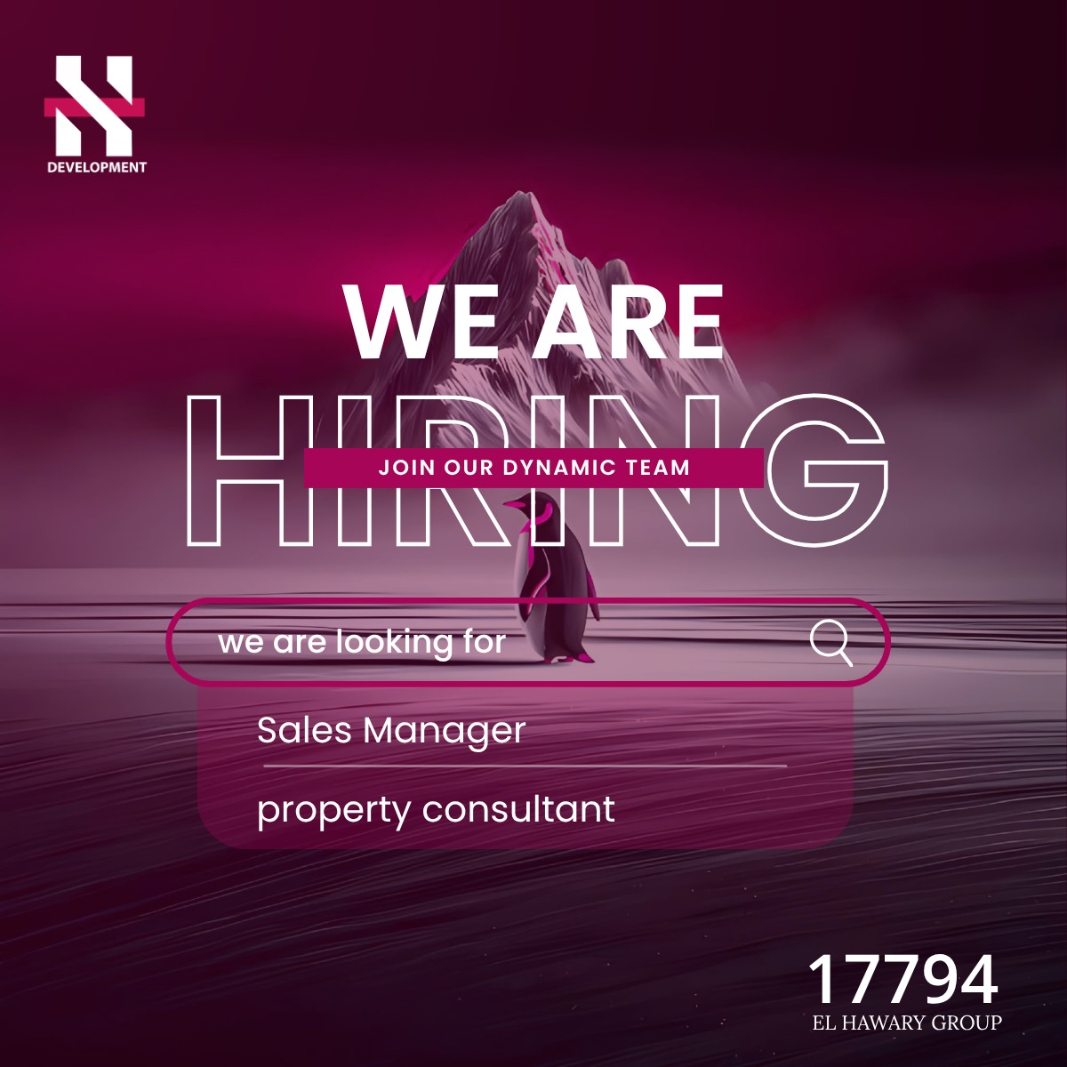 H Development Facebook ad: H Developments is Hiring Now real estate